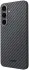 NEKIT Fiber Samsung Galaxy S24 Hoesje MagSafe Kevlar Back Cover Dun Zwart afbeelding 15