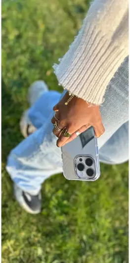 HappyCase Apple iPhone 14 Pro Hoesje Flexibel TPU Spiegel Print afbeelding 6