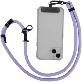 Universeel Stevig Telefoon Koord 10mm - Verstelbare Smartphone Ketting Paars