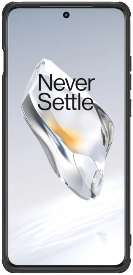 Nillkin Frosted Shield OnePlus 12 Hoesje MagSafe Back Cover Zwart afbeelding 2