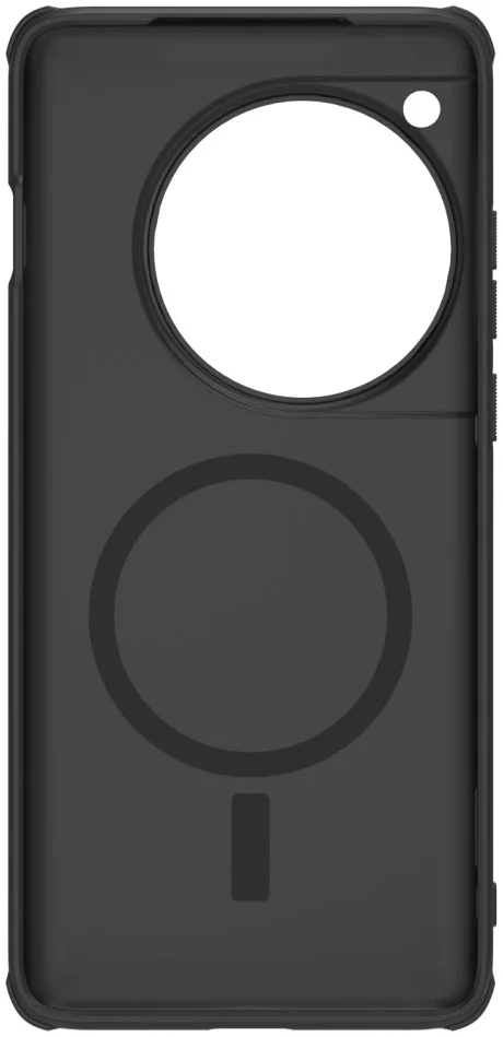 Nillkin Frosted Shield OnePlus 12 Hoesje MagSafe Back Cover Zwart afbeelding 3