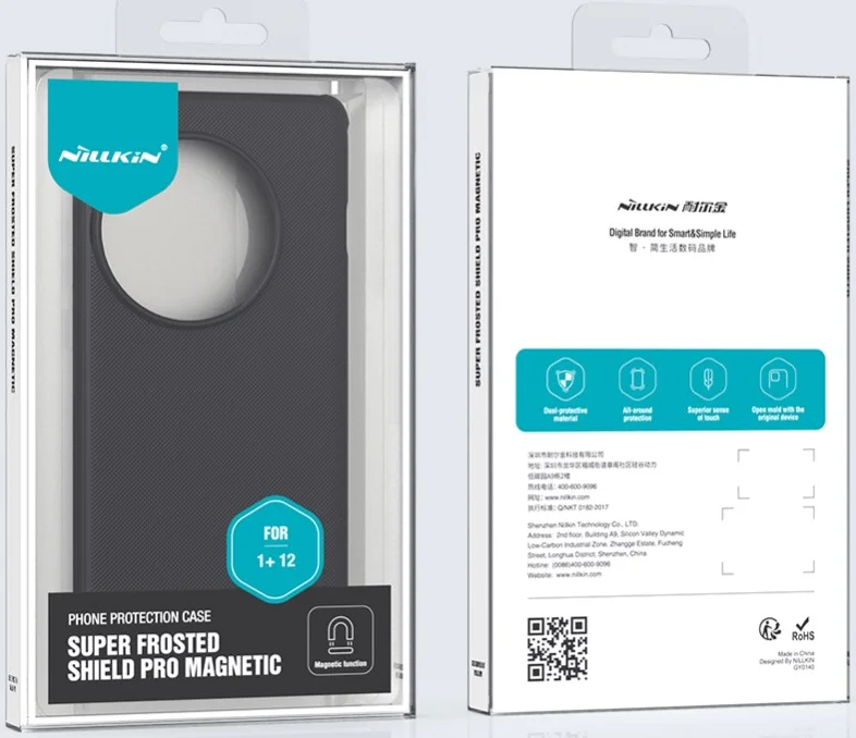 Nillkin Frosted Shield OnePlus 12 Hoesje MagSafe Back Cover Zwart afbeelding 9