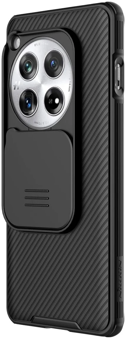 Nillkin CamShield OnePlus 12 Hoesje met Camera Slider Back Cover Zwart afbeelding 2
