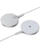 ESR HaloLock Mini Qi2 met MagSafe 15W Draadloze Oplader 1.5M Kabel Zilver