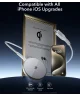 ESR HaloLock Mini Qi2 met MagSafe 15W Draadloze Oplader 1.5M Kabel Zilver