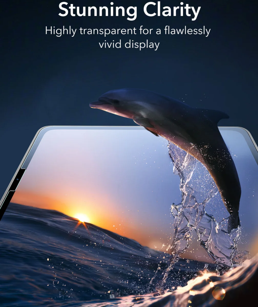 ESR Apple iPad Air 13 (24/25) Screen Protector Tempered Glass afbeelding 6
