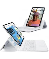 ESR Ascend Keyboard iPad Pro 12.9 (2022/2021/2020/2018) Toetsenbord Hoes Wit