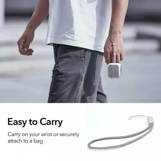 ESR Halolock Orbit Hybrid AirPods 4 (2024) Hoes Magsafe Titanium afbeelding 7