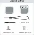 ESR Halolock Orbit Hybrid AirPods 4 (2024) Hoes Magsafe Titanium afbeelding 9