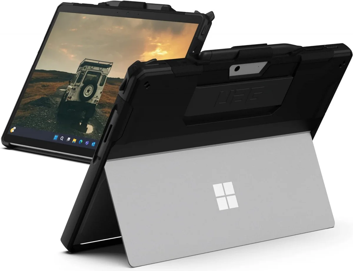 UAG Scout Microsoft Surface Pro 11 / Pro 10 / Pro 9 Hoes Back Cover Zwart afbeelding 1