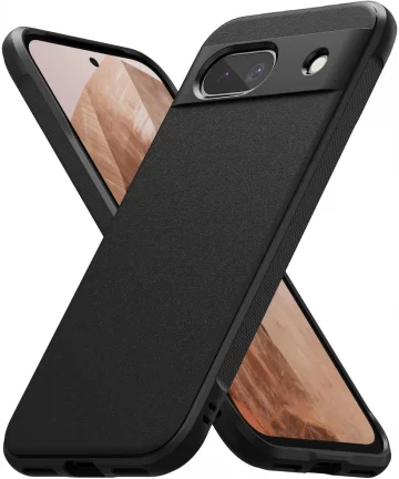 Ringke Onyx Google Pixel 8a Hoesje Flexibel TPU Back Cover Zwart Hoesjes