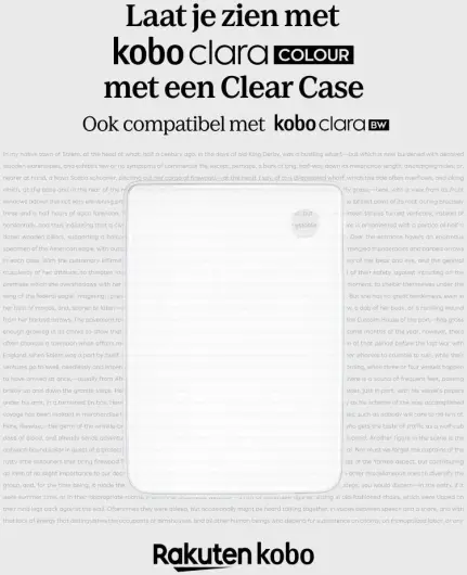 Origineel Kobo Clara Colour / BW Hoes Clear Case Back Cover Transparant afbeelding 4