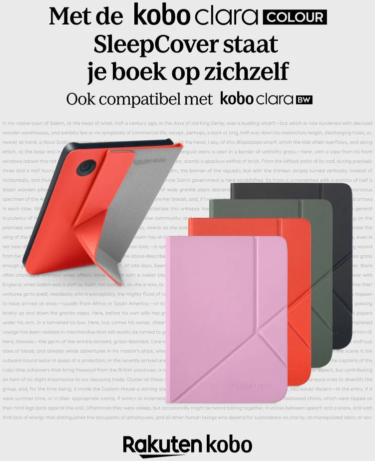 Origineel Kobo Clara Colour / BW Hoes SleepCover Book Case met Standaard Groen afbeelding 6