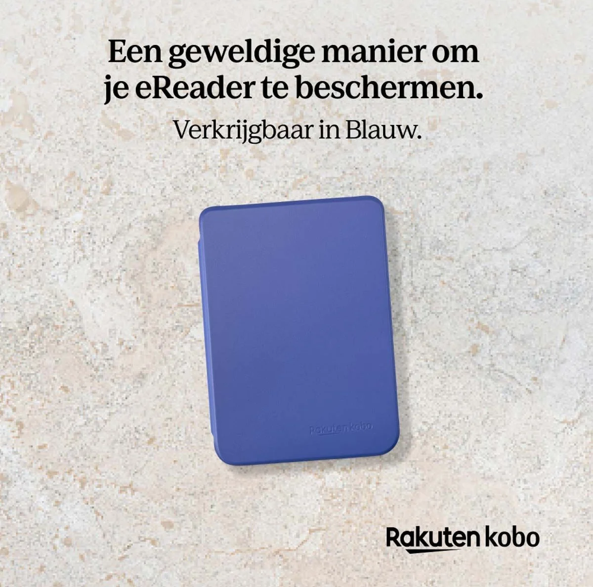 Origineel Kobo Clara Colour / BW Hoes Basic SleepCover Book Case Blauw afbeelding 4
