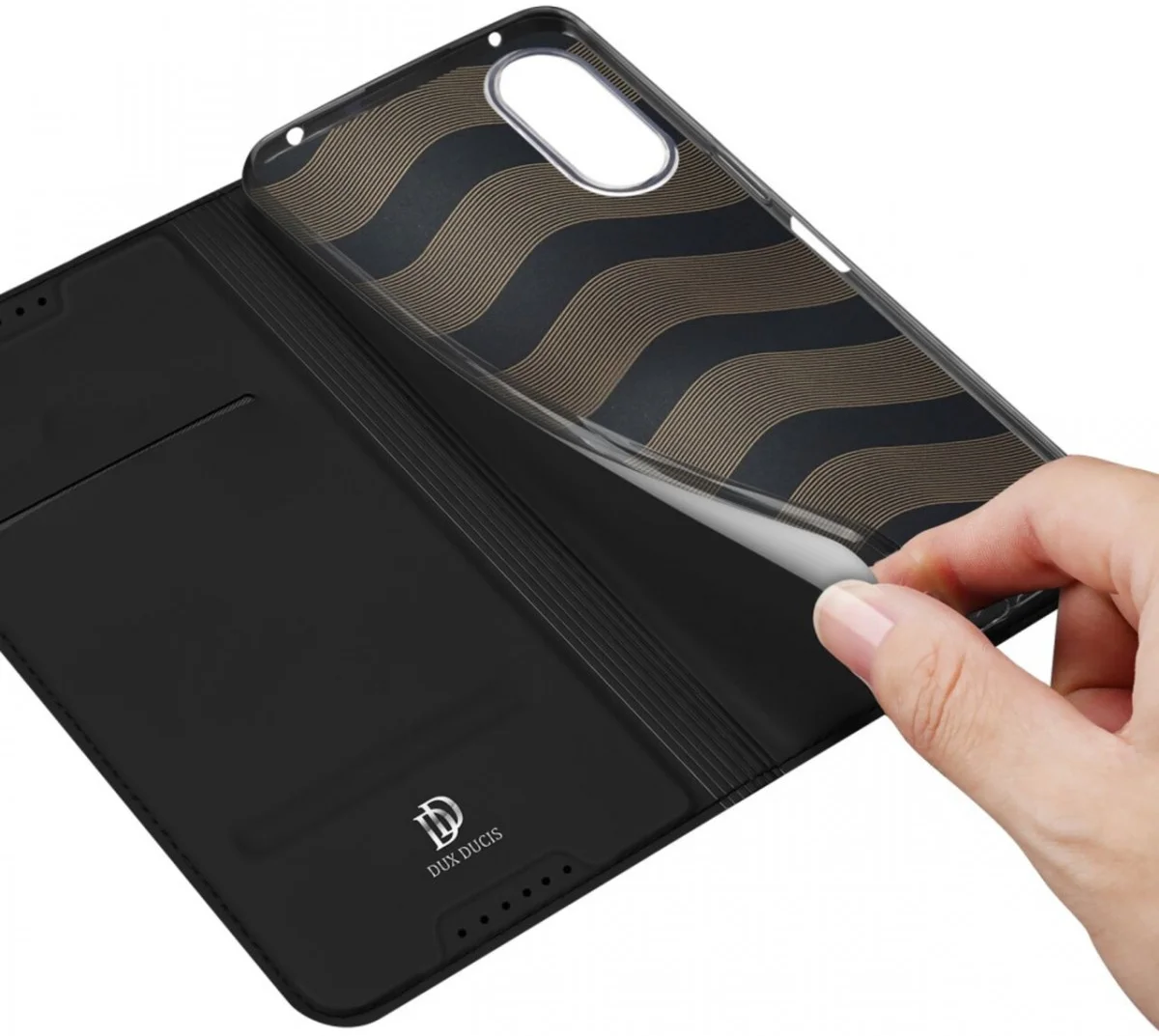 Dux Ducis Skin Pro Sony Xperia 10 VI Hoesje Portemonnee Zwart afbeelding 8