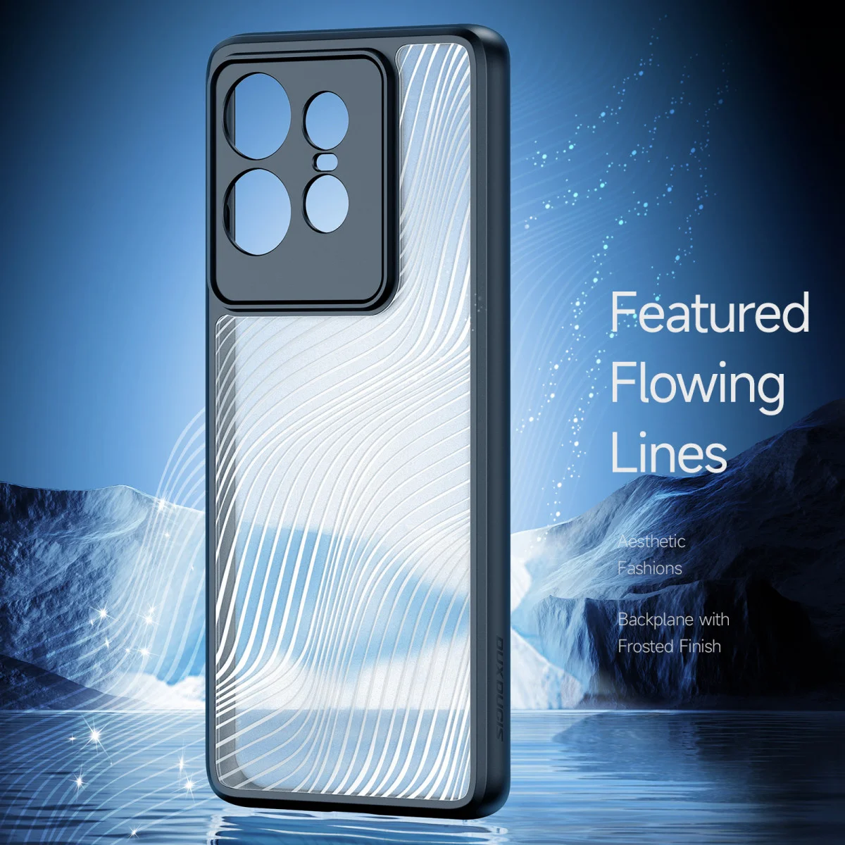 Dux Ducis Aimo Motorola Edge 50 Pro Hoesje Back Cover Zwart afbeelding 5