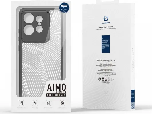 Dux Ducis Aimo Motorola Edge 50 Pro Hoesje Back Cover Zwart afbeelding 10