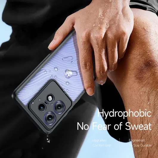 Dux Ducis Aimo Motorola Edge 50 Pro Hoesje Back Cover Zwart afbeelding 6