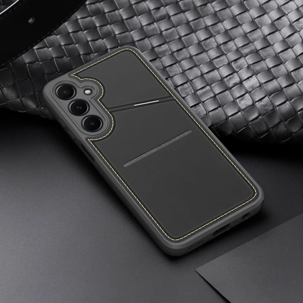 Dux Ducis Rafi II Samsung Galaxy A15 Hoesje Pasjes Houder met Flip Zwart afbeelding 8