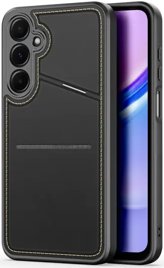 Dux Ducis Rafi II Samsung Galaxy A15 Hoesje Pasjes Houder met Flip Zwart afbeelding 1