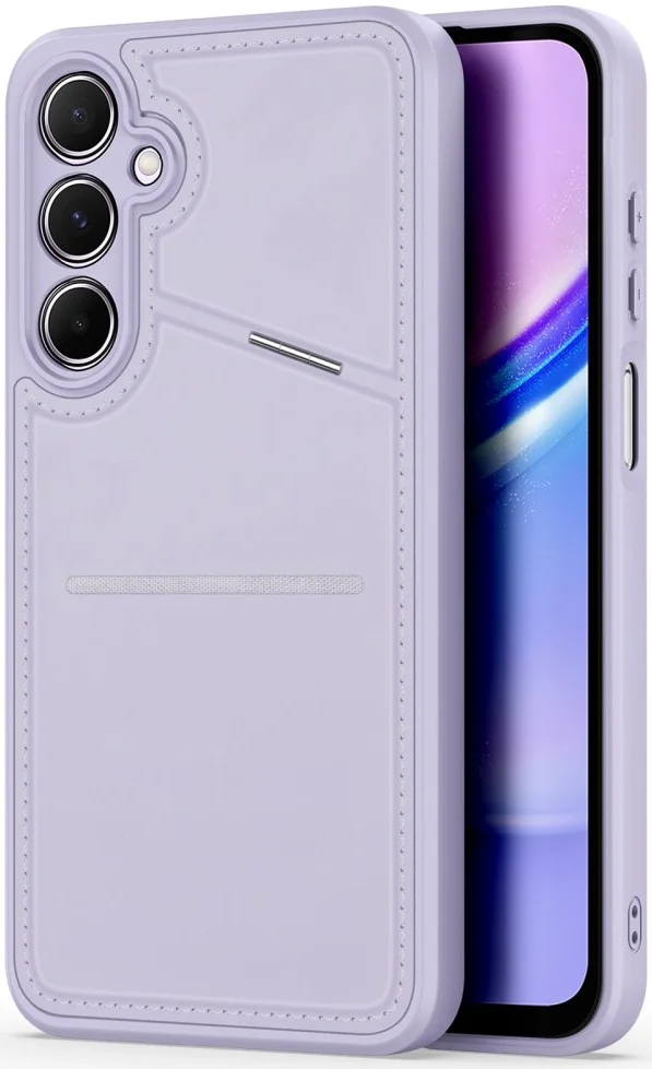 Dux Ducis Rafi II Samsung Galaxy A15 Hoesje Pasjes Houder met Flip Paars afbeelding 1