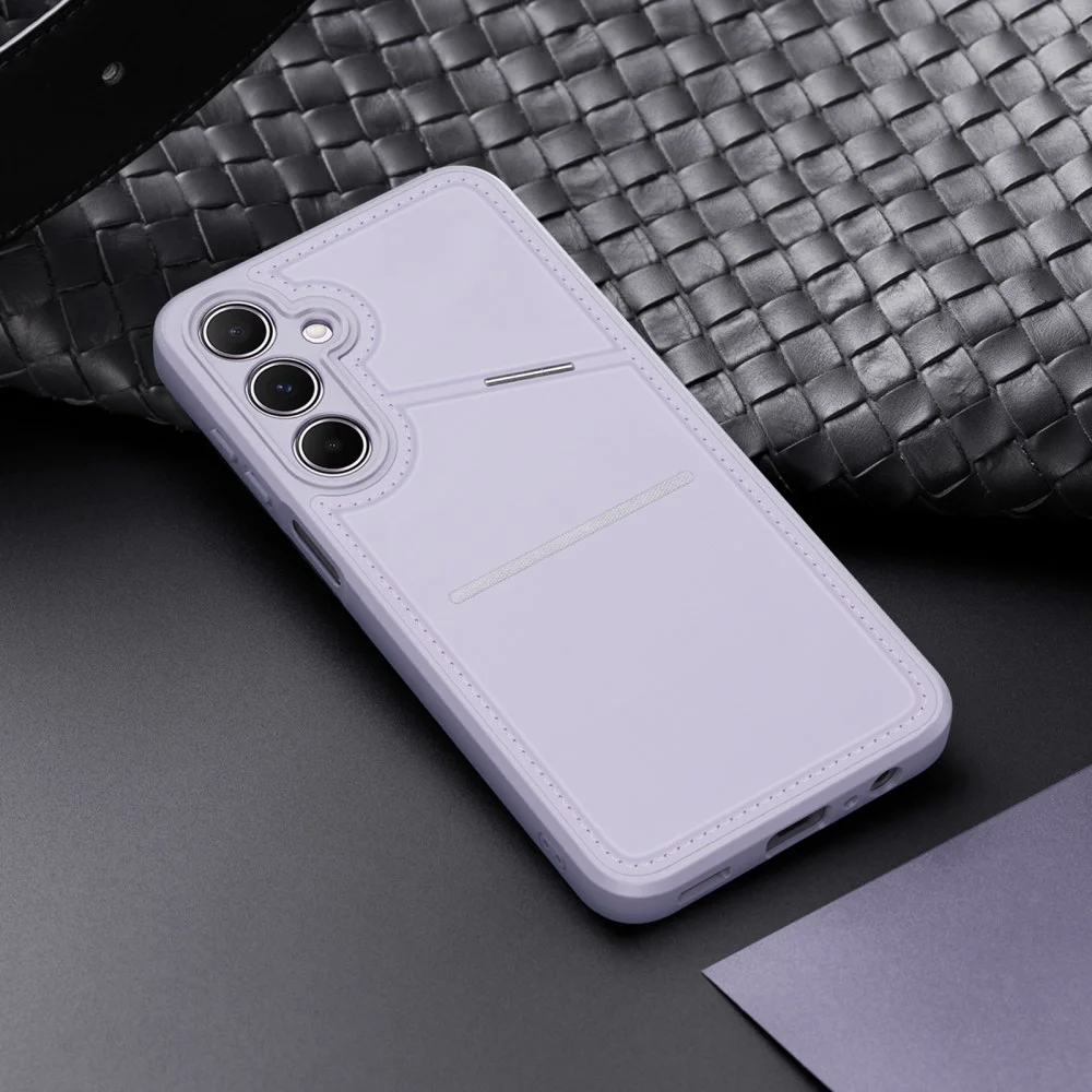 Dux Ducis Rafi II Samsung Galaxy A15 Hoesje Pasjes Houder met Flip Paars afbeelding 8