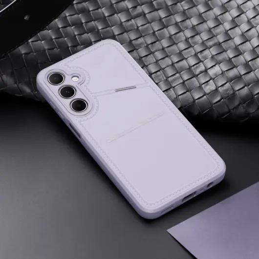 Dux Ducis Rafi II Samsung Galaxy A15 Hoesje Pasjes Houder met Flip Paars afbeelding 8