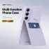 Dux Ducis Rafi II Samsung Galaxy A15 Hoesje Pasjes Houder met Flip Paars afbeelding 2