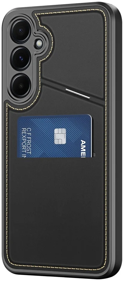 Dux Ducis Rafi II Samsung Galaxy A55 Hoesje Pasjes Houder met Flip Zwart afbeelding 8