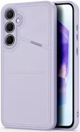Dux Ducis Rafi II Samsung Galaxy A55 Hoesje Pasjes Houder met Flip Paars afbeelding