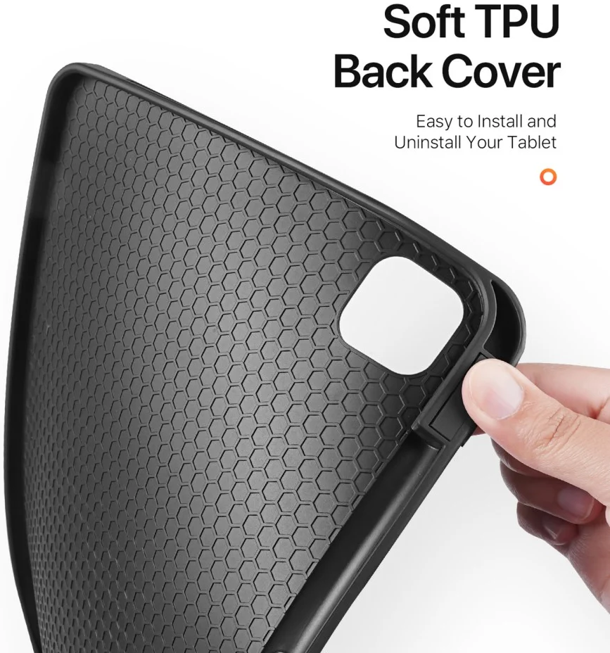 Dux Ducis Domo Apple iPad Pro 13 (2024) Hoes Tri-Fold Book Case Zwart afbeelding 5