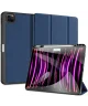 Dux Ducis Domo Apple iPad Pro 13 (2024) Hoes Tri-Fold Book Case Blauw