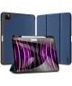 Dux Ducis Domo Apple iPad Pro 13 (2024) Hoes Tri-Fold Book Case Blauw