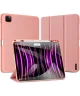 Dux Ducis Domo Apple iPad Pro 13 (2024) Hoes Tri-Fold Book Case Roze