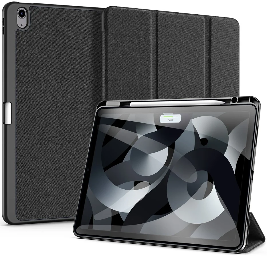 Dux Ducis Domo Apple iPad Air 13 (24/25) Hoes Tri-Fold Book Case Zwart afbeelding 1