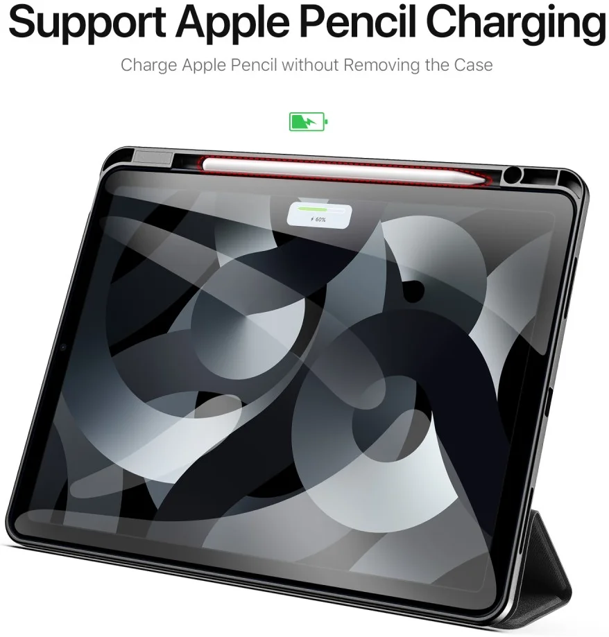 Dux Ducis Domo Apple iPad Air 13 (24/25) Hoes Tri-Fold Book Case Zwart afbeelding 4