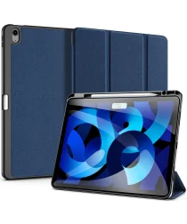 Dux Ducis Domo Apple iPad Air 13 (2024) Hoes Tri-Fold Book Case Blauw