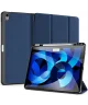 Dux Ducis Domo Apple iPad Air 13 (2024) Hoes Tri-Fold Book Case Blauw