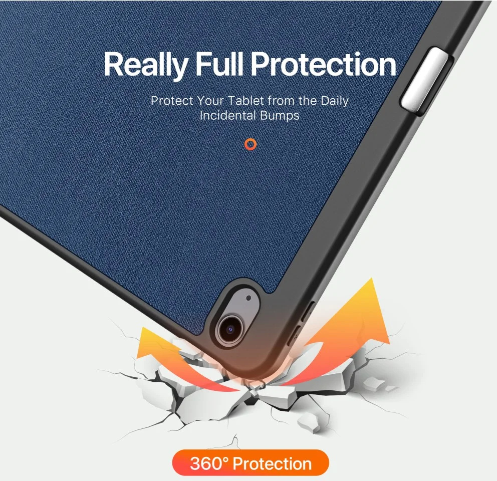 Dux Ducis Domo Apple iPad Air 13 (24/25) Hoes Tri-Fold Book Case Blauw afbeelding 9