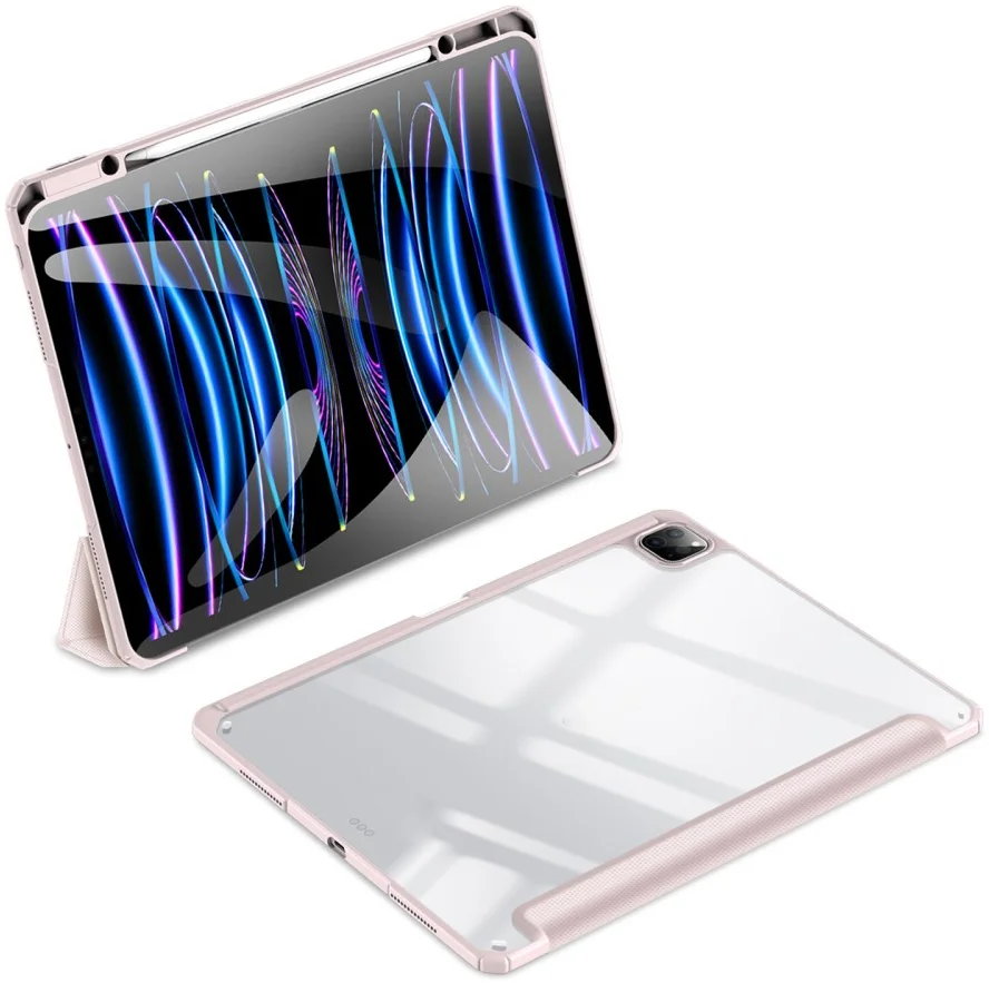 Dux Ducis Toby Apple iPad Pro 13 (2024) Hoes Tri-Fold Book Case Roze afbeelding 2