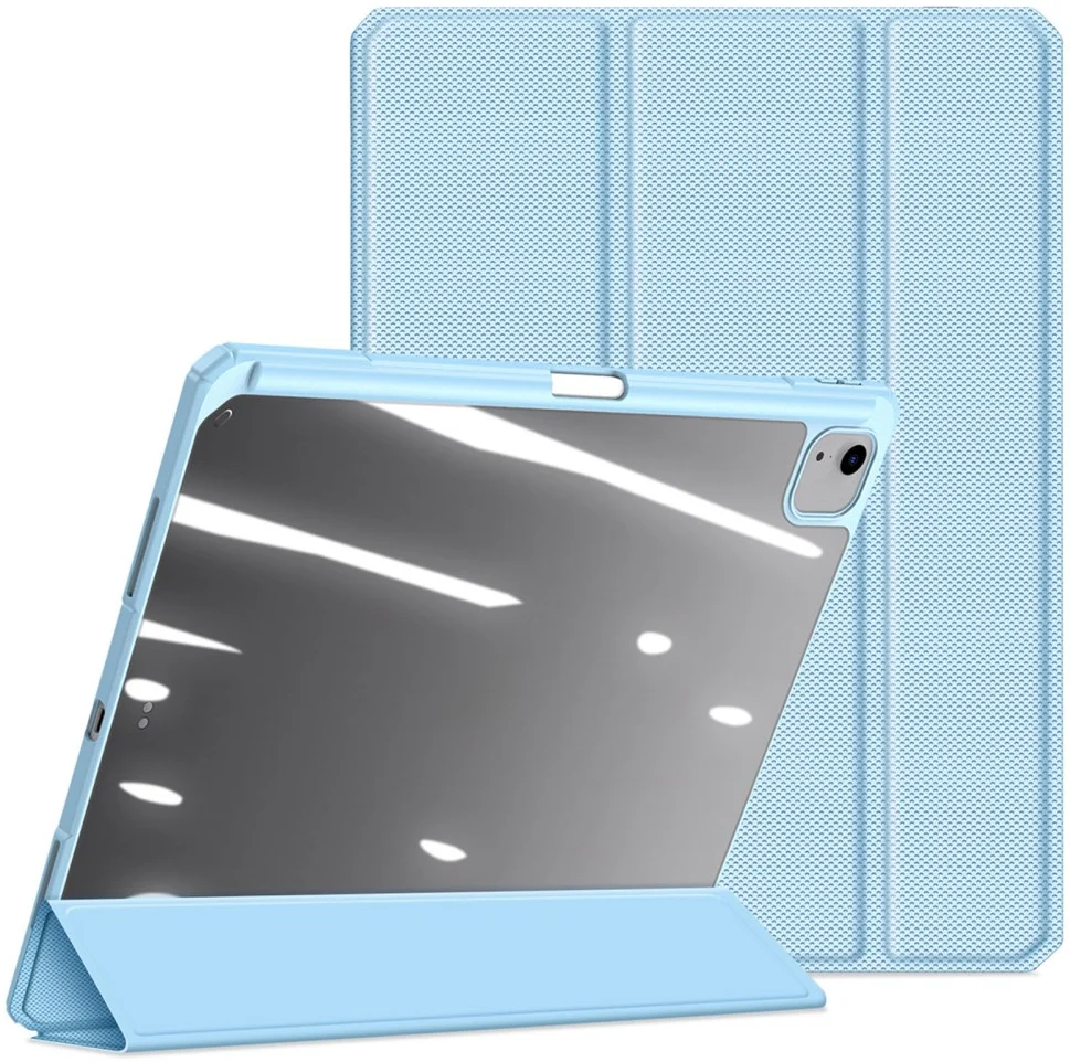 Dux Ducis Toby Apple iPad Air 13 (24/25) Hoes Tri-Fold Book Case Blauw afbeelding 2