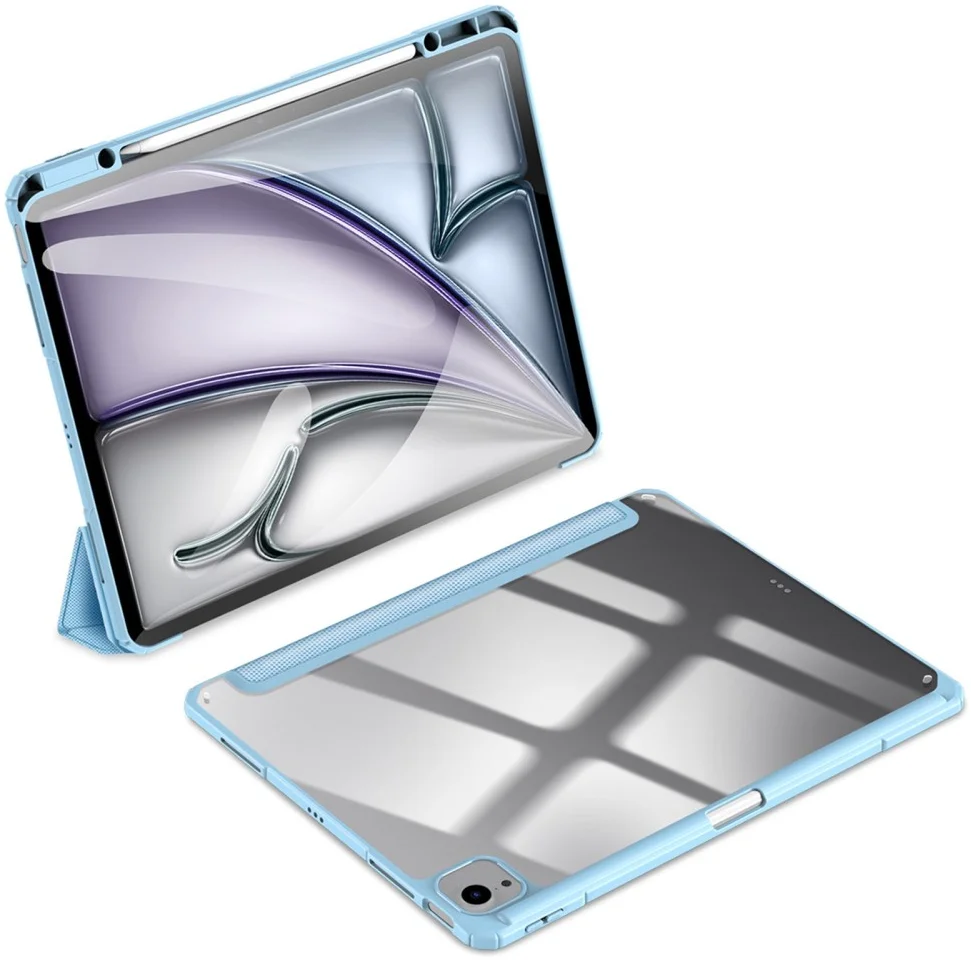 Dux Ducis Toby Apple iPad Air 13 (24/25) Hoes Tri-Fold Book Case Blauw afbeelding 4