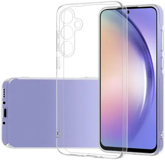 Samsung Galaxy M15 Hoesje Dun TPU Back Cover Transparant afbeelding 1