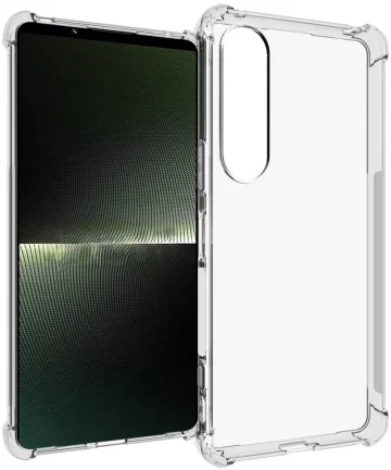 Sony Xperia 1 VI Hoesje Schokbestendig en Dun TPU Back Cover Transparant Hoesjes