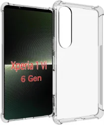 Sony Xperia 10 VI Hoesje Schokbestendig en Dun TPU Back Cover Transparant