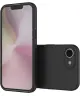 Apple iPhone 16e Hoesje Matte Back Cover Dun TPU Zwart