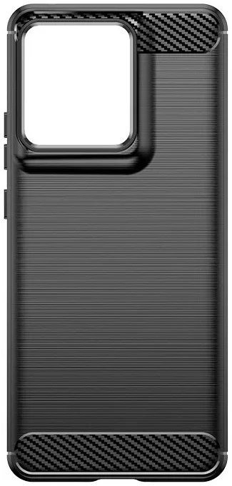 Motorola Edge 50 Pro Hoesje Geborsteld TPU Flexibele Back Cover Zwart afbeelding 11