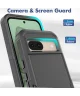 Google Pixel 8a Hoesje Schokbestendige Hardcase Back Cover Zwart