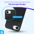 Apple iPhone 16e Hoesje met Slider Kaarthouder Back Cover Zwart afbeelding 2