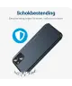 Apple iPhone 16e Hoesje met Slider Kaarthouder Back Cover Blauw